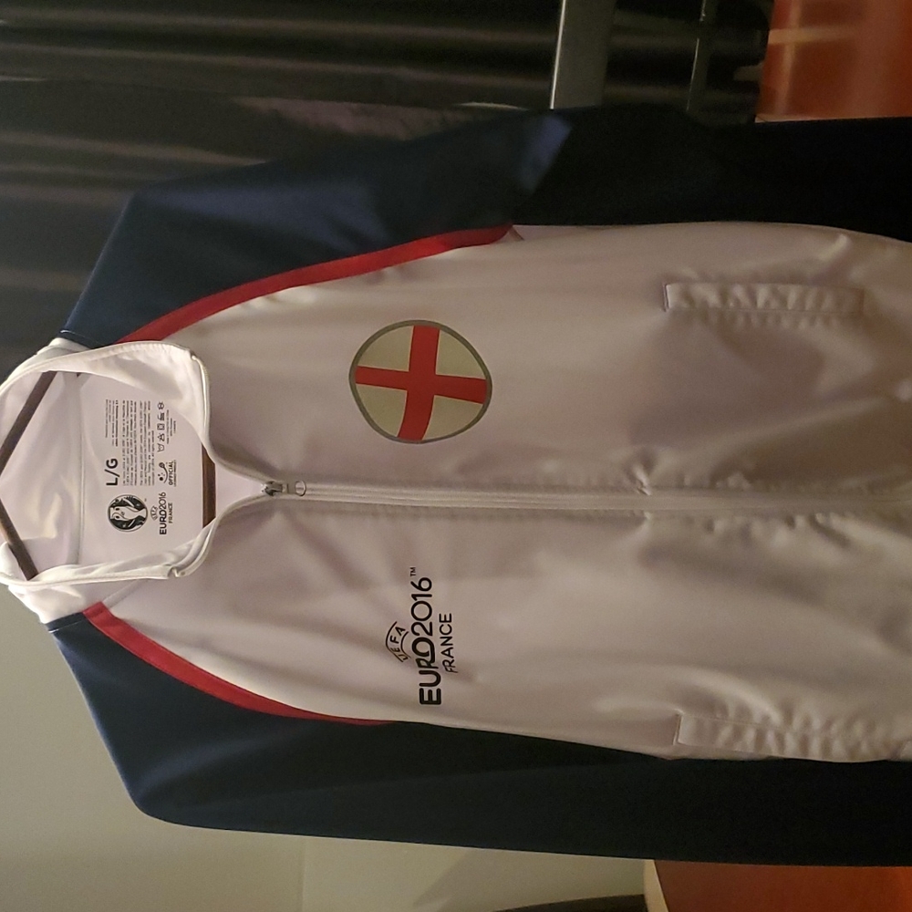 England , Euro , 2016 jacket ..very stylish nice with pair of jeans